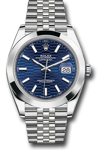 Rolex OysterSteel Datejust 41 Watch 126300 blflmij