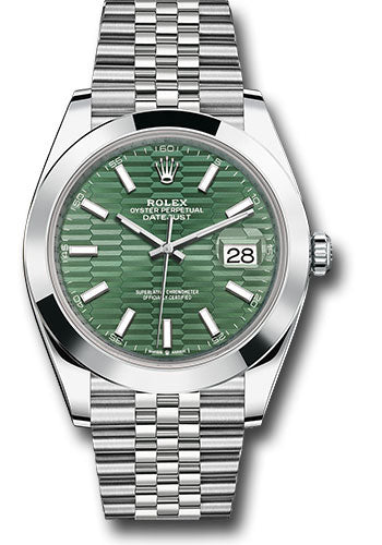 Rolex Steel Datejust 41 Watch 126300 mgflmij