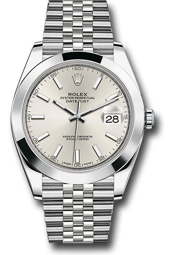 Rolex Steel Datejust 41 Watch 126300 sij