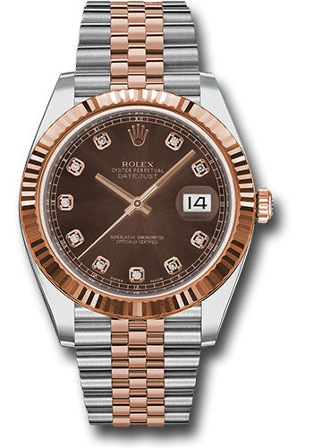 Rolex Steel and Everose Rolesor Datejust 41 126331 chodj