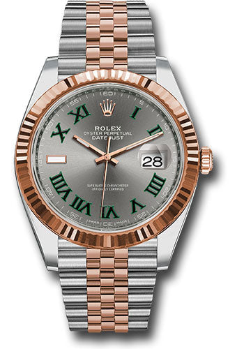 Rolex Steel and Everose Rolesor Datejust 41 126331 slgrj