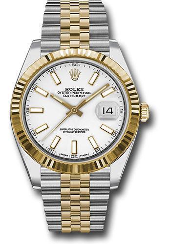 Rolex Steel and Yellow Gold Rolesor Datejust 41 Watch 126333 wij