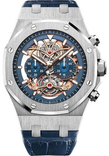 Audemars Piguet Royal Oak Tourbillon Chronograph Openworked Watch 26347PT.OO.D315CR.01