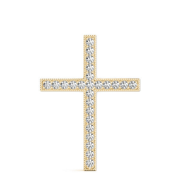 1/4 ct tw Diamond Cross Pendant F Color VS Clarity Diamonds