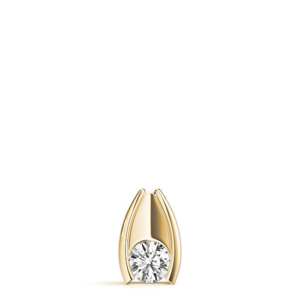 1/3 ct tw Diamond Solitaire Pendant with F Color VS Clarity Diamond