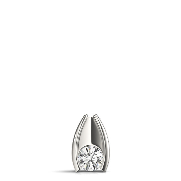 1/3 ct tw Diamond Solitaire Pendant with F Color VS Clarity Diamond