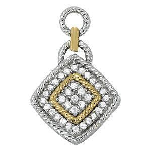 1/3 ct tw Diamond Cluster Pendant F Color VS Clarity Diamonds