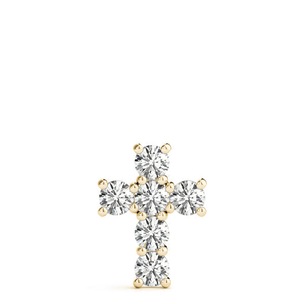 1/2 ct tw Diamond Cross Pendant F Color VS Clarity Diamonds