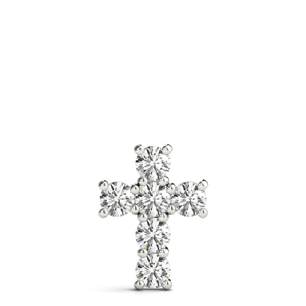 1/2 ct tw Diamond Cross Pendant F Color VS Clarity Diamonds