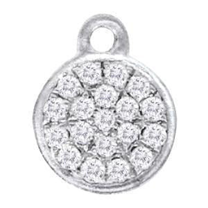 1/10 ct tw Diamond Cluster Pendant F Color VS Clarity Diamonds