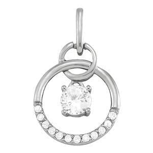 1 1/5 ct tw Diamond Solitaire Pendant F Color VS Clarity Diamonds