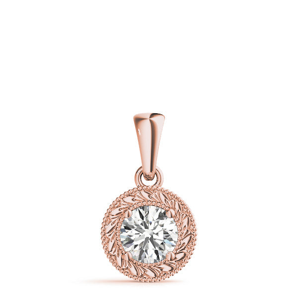 1/4 ct tw Diamond Solitaire Pendant with F Color VS Clarity Diamond