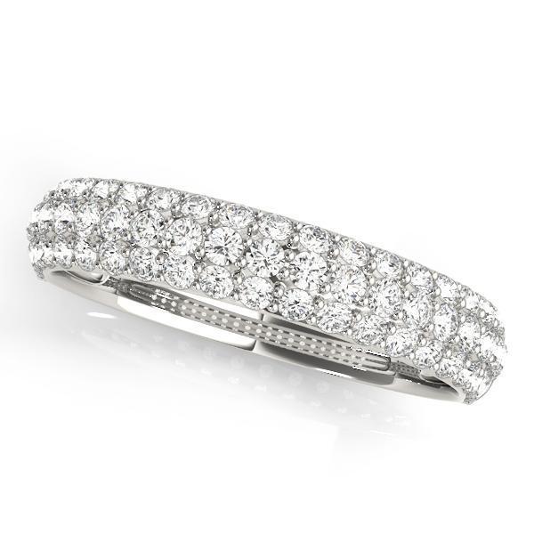 5/8 ct 14kt Gold Pave Diamond Wedding Band