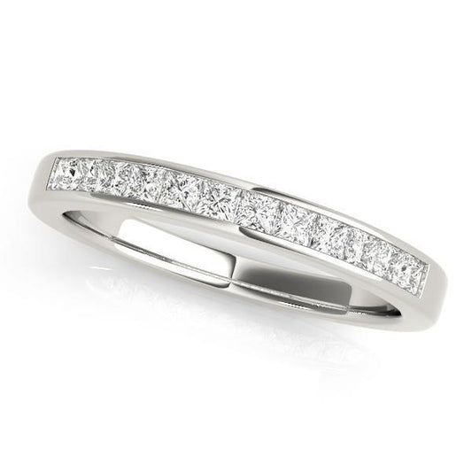 1 3/8 ct 14kt Gold Princess Diamond Wedding Band