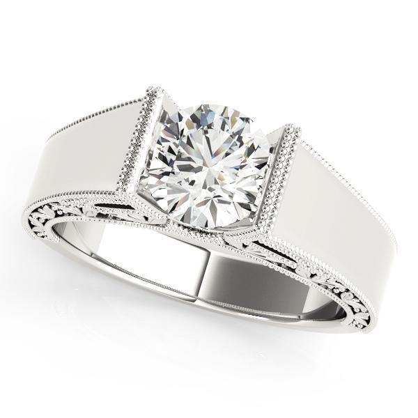 3/4 ct tw Solitaire Engagement Ring F VS GIA Center