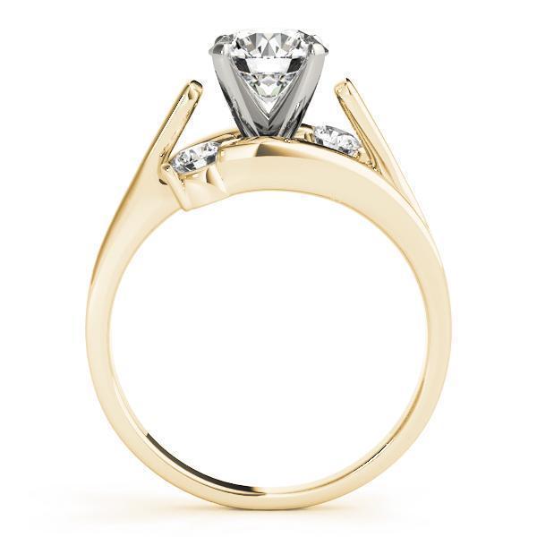 1/2 ct tw Three Stone Engagement Ring F VS GIA Center