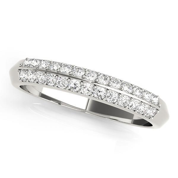 1/5 ct 14kt Gold Pave Diamond Wedding Band