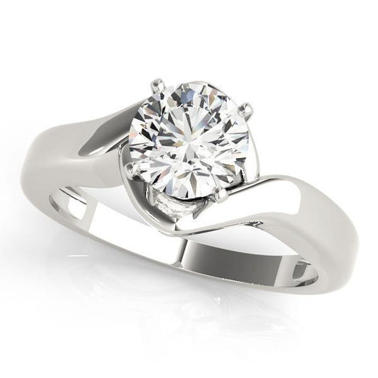 1/4 Solitaire Engagement Ring F Color VS Clarity Diamonds GIA Center