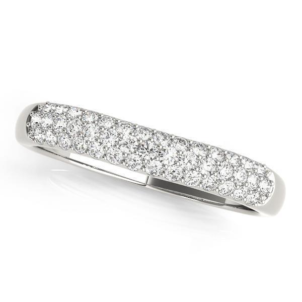 1/4 ct 14kt Gold Pave Diamond Wedding Band