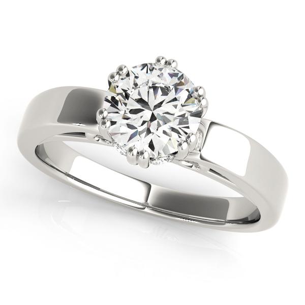 1 ct tw Solitaire Diamond Engagement Ring  F VS