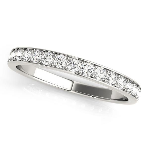 2/3 ct 14kt Gold Prong Set Diamond Wedding Band