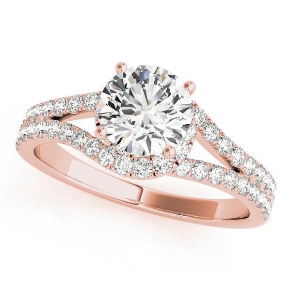 1 1/3 ct Bypass Engagement Ring F VS GIA Center