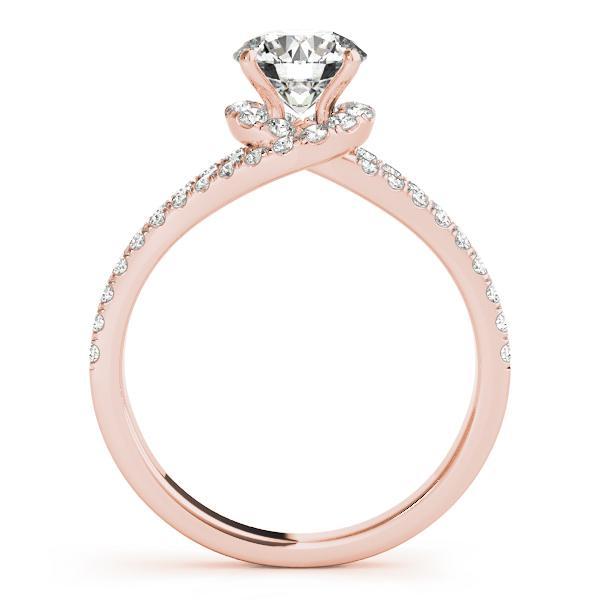 1 1/3 ct Bypass Engagement Ring F VS GIA Center