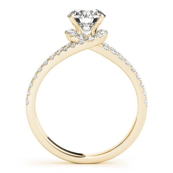 1 1/3 ct Bypass Engagement Ring F VS GIA Center