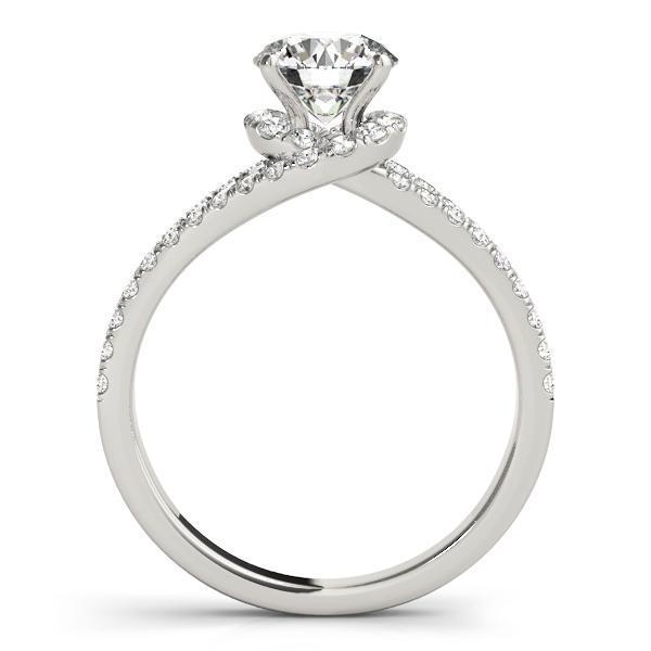 1 1/3 ct Bypass Engagement Ring F VS GIA Center