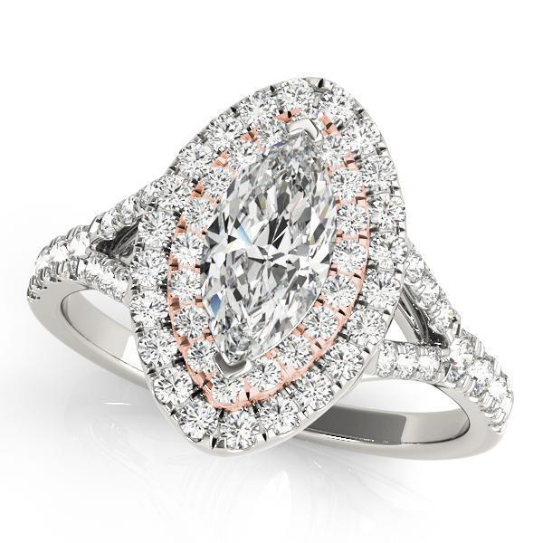 1 1/2 ct tw Marquise Diamond Engagement Ring F VS GIA Center