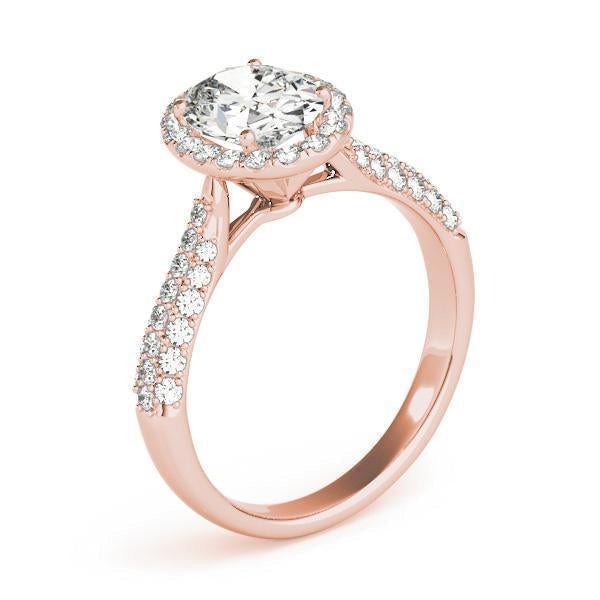 1 1/3 ct Oval Cut Engagement Ring F VS GIA Center