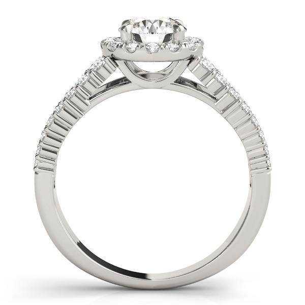 1 3/8 ct tw Halo Engagement Ring F  VS  Diamonds GIA Center