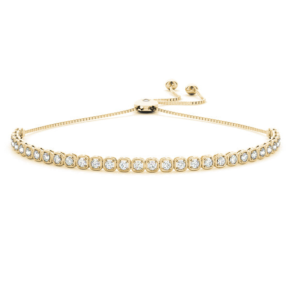 14kt Gold 1 3/4 ct tw Bracelet F VS Diamonds