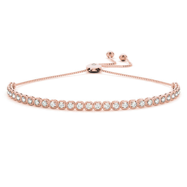 14kt Gold 1 3/4 ct tw Bracelet F VS Diamonds