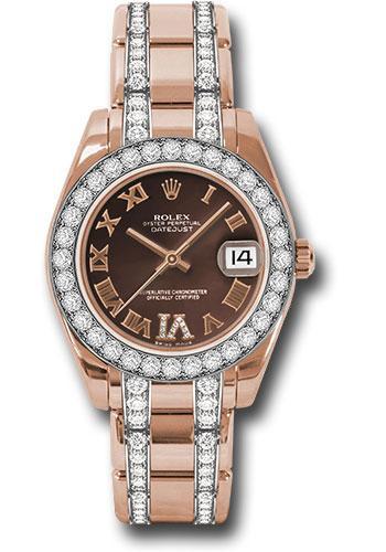 Rolex Datejust Pearlmaster 34mm Watch: 81285 chodrdp