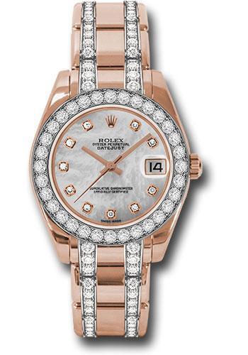 Rolex Datejust Pearlmaster 34mm Watch: 81285 mddp