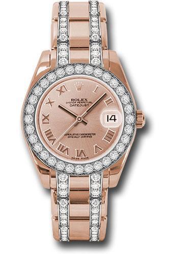 Rolex Datejust Pearlmaster 34mm Watch: 81285 prdp