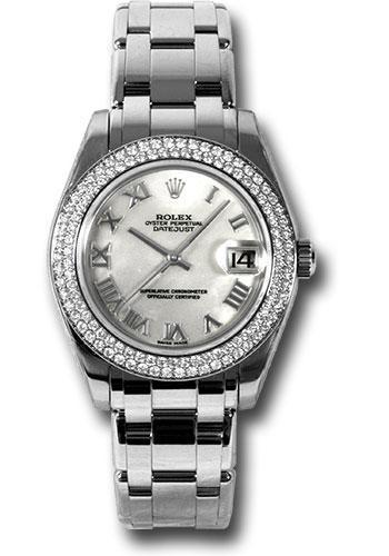 Rolex Datejust Pearlmaster 34mm Watch: 81339 mr