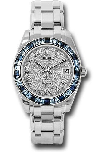 Rolex Datejust Pearlmaster 34mm Watch: 81349SA dpr