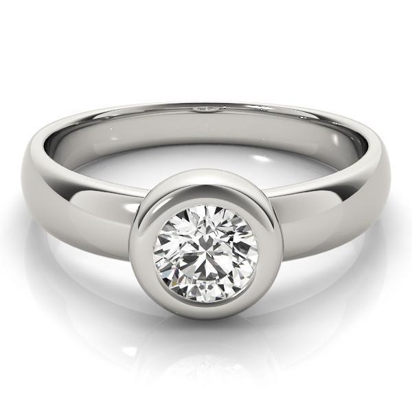 1/3 ct tw Solitaire Engagement Ring F VS GIA Center