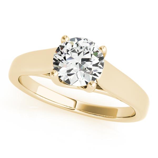 1 ct tw Trellis Engagement Ring with F Color VS Clarity GIA Certified Diamond