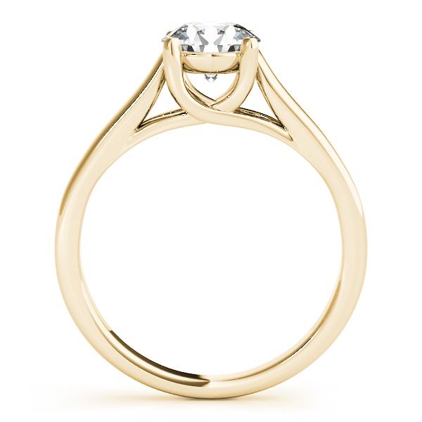 1/2 ct tw Trellis Engagement Ring with F Color VS Clarity GIA Certified Diamond