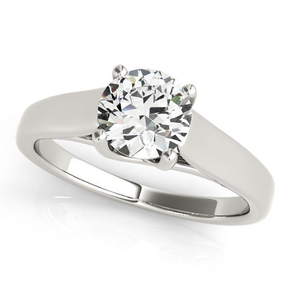 1/3 ct tw Trellis Engagement Ring with F Color VS Clarity GIA Certified Diamond