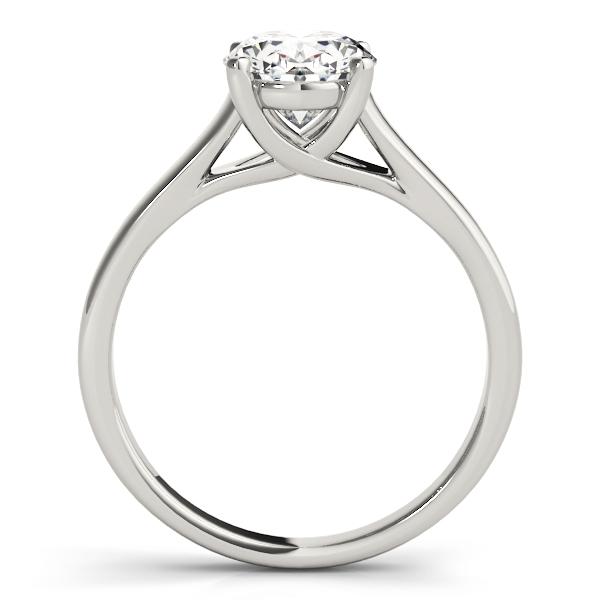 1 1/5 ct Oval Cut Solitaire Engagement Ring F VS GIA Center