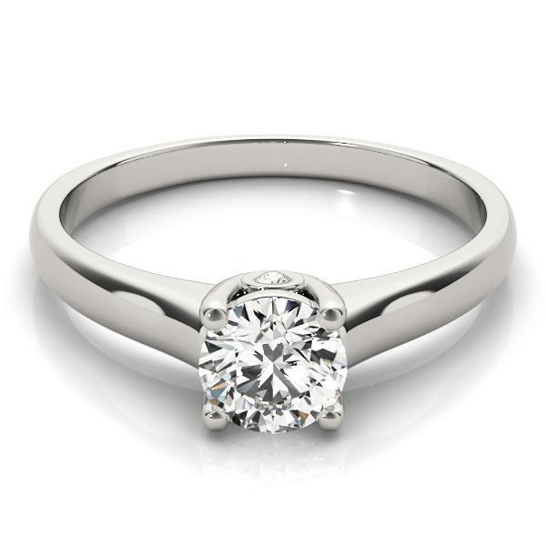 1/2 ct tw Natural Diamond Engagement Ring F VS