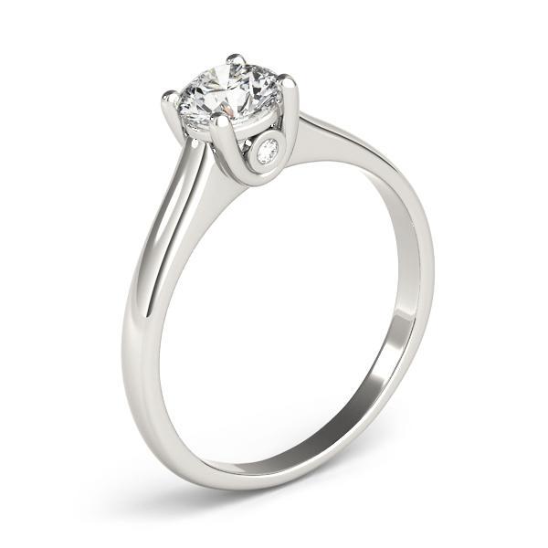 1/2 ct tw Natural Diamond Engagement Ring F VS