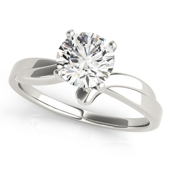 1/2 ct. Solitaire Engagement Ring F Color VS Clarity Diamonds GIA Center