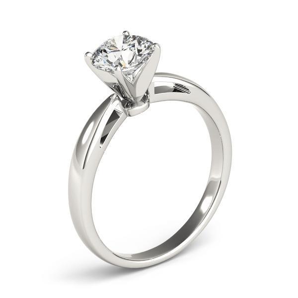 1/4 ct Solitaire Diamond Engagement Ring F VS GIA Center