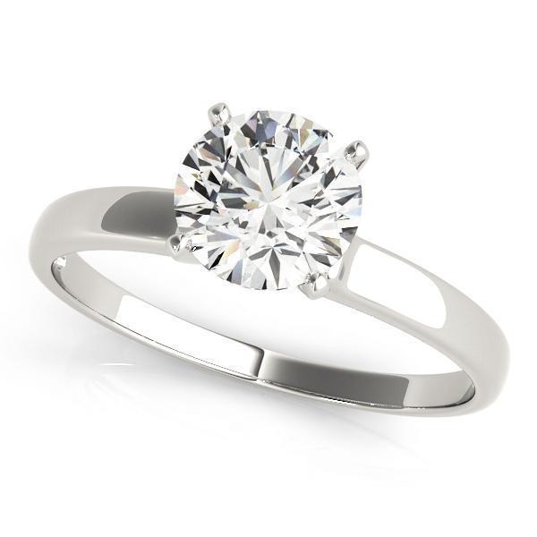 1/2 Solitaire Engagement Ring F Color VS Clarity Diamonds GIA Center