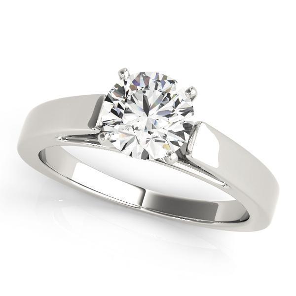 1 1/4 ctSolitaire Engagement Ring with F Color VS Clarity Diamond GIA Center Stone.